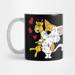 Retro Vintage Grunge Valentine's Day Mug